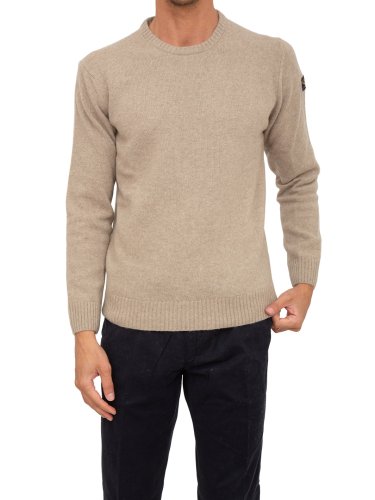 Мужской свитер PAUL&SHARK  GIROCOLLO IN LANA BEIGE