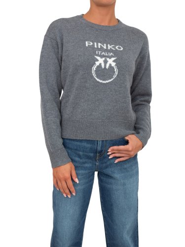 Жіночий светр  PINKO Maglia tricot GRIGIO