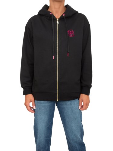 Жіноча толстовка PINKO Maglia tagliata NERO