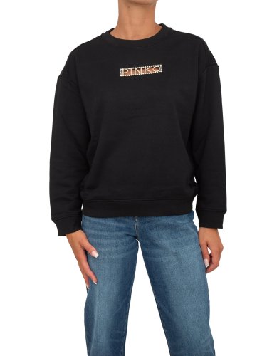 Жіноча толстовка PINKO Maglia tagliata NERO