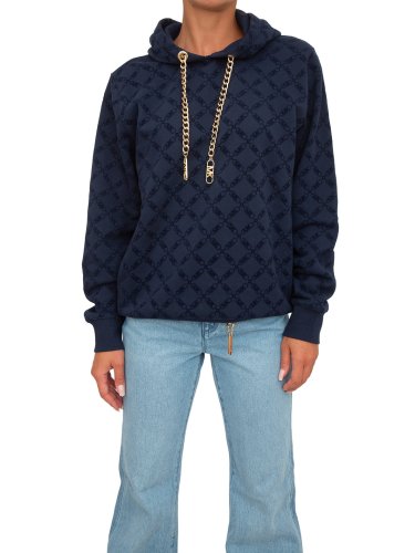 Женская толстовка MICHAEL MICHAEL KORS EMPIRE UNISEX HOODIE BLU