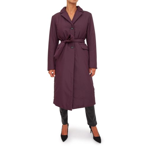 Жіноче пальто TRUSSARDI COAT SOFT NYLON BORDEAUX