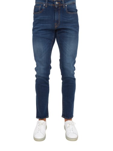 Мужские джинсы LIU JO  DENIM SLIM STRETCH FRANKDKZIP BLU DENIM