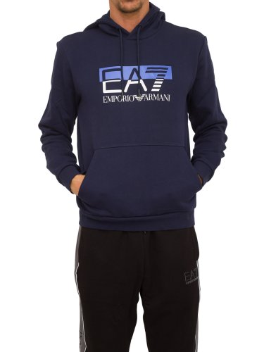 Мужская толстовка EA7 EMPORIO ARMAN FELPA BLU