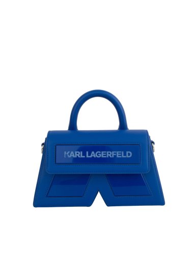 Женская сумка с ручками K.LAGERFELD  k/essential k cb leather BLU