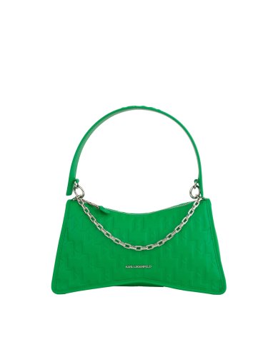 Женская сумка с ручками K.LAGERFELD k/seven element shb embossed VERDE