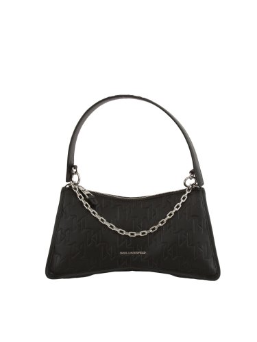 Женская сумка с ручками  K.LAGERFELD k/seven element shb embossed NERO