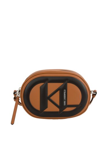 Женская кроссбоди K.LAGERFELD k/monogram patch sm cb CUOIO