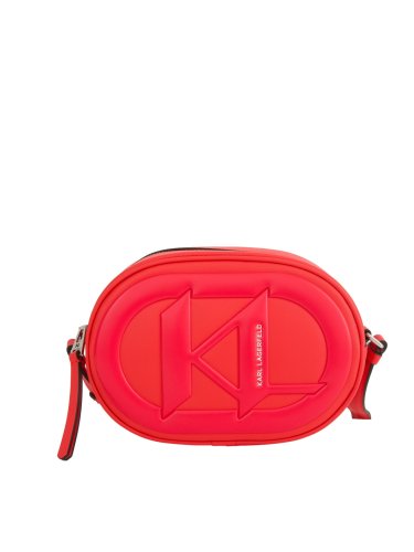 Женская кроссбоди K.LAGERFELD k/monogram patch sm cb ROSSO