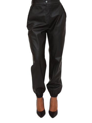 Женские повседневные брюки м PANT.TS  LUNGO SPALMATO NERO