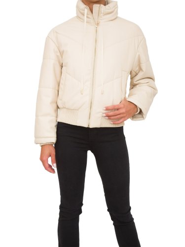 Женская куртка LIU JO IMBOTTITO WINTER COATED CORTO AVORIO