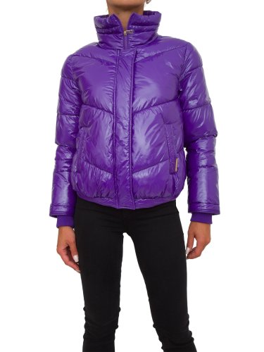 Женская куртка LIU JO IMBOTTITO SHINY JACKET CORTO VIOLA