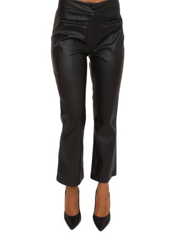 Женские повседневные брюки LIU JO PANT.TS  LUNGO SPALMATO NERO