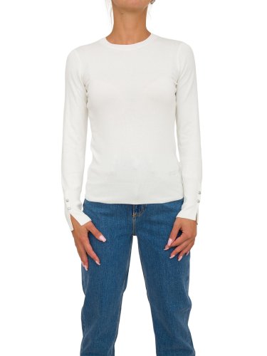 Жіночий светр GUESS JEANS  MAGLIA BIANCO