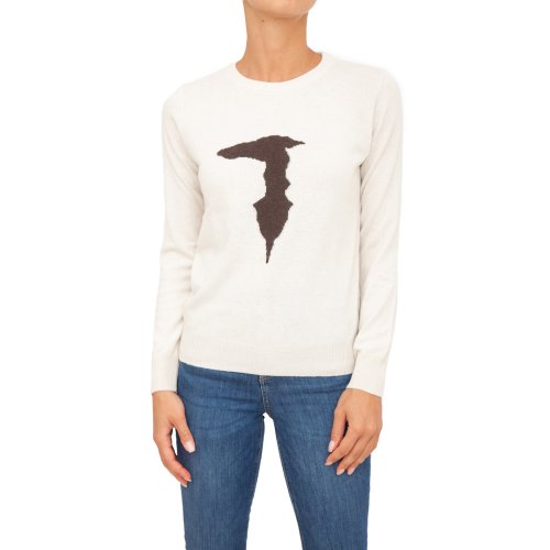 Женский свитер TRUSSARDI SWEATER AVORIO