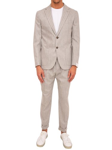 Чоловічий класичний костюм ELEVENTY SINGLE BREASTED SUIT PENCES PANTS GRIGIO
