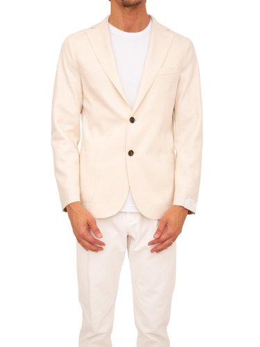 Мужской пиджак ELEVENTY SINGLE BREASTED JACKET BIANCO