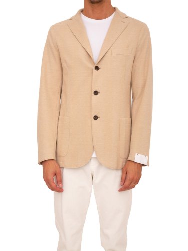 Мужской пиджак ELEVENTY SINGLE BREASTED JACKET CAMMELLO