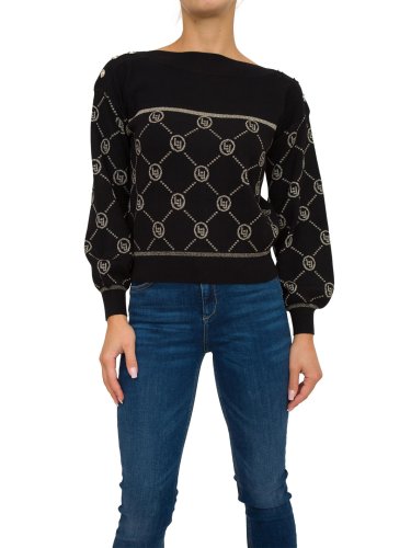 Женский свитер LIU JO MAGLIA CHIUSA M/L NERO