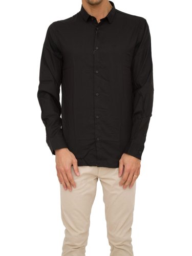 Мужская рубашка с длинным рукавом ARMANI EXCHANGE CAMICIA NERO