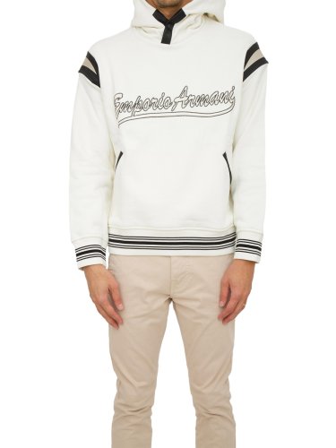 Чоловіча толстовка EMPORIO ARMANI SB - JERSEYWEAR BIANCO