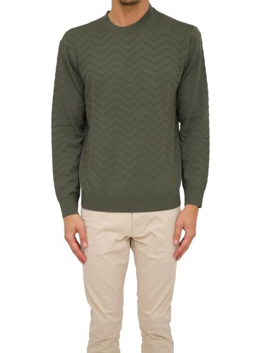 Чоловічий светр EMPORIO ARMANI 05 - KNITWEAR VERDE