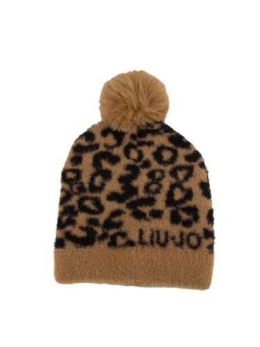 Жіноча шапка LIU JO CAPPELLO JACQ. ANIMALIER ANIMALIER