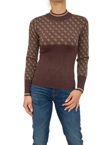 Женский свитер GUESS JEANS MAGLIA MARRONE