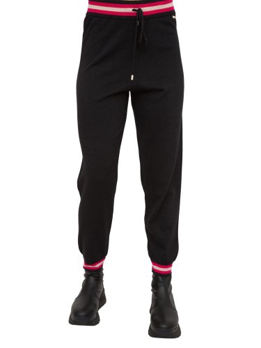 Женские спортивные штаны  LIU JO ECS PANTALONE MAGLIA NERO