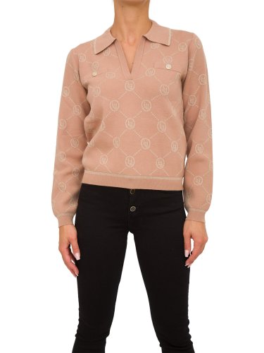 Женский свитер LIU JO MAGLIA CHIUSA M/L ROSA