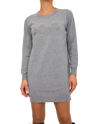 Женское платье LIU JO  ECS ABITO MAGLIA LOGO GRIGIO