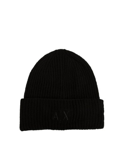 Женская шапка ARMANI EXCHANGE WOMAN'S SET SCARF AN NERO
