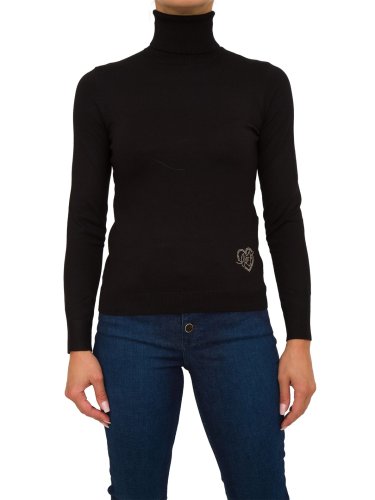 Женский свитер LIU JO ECS MAGLIA M/L DVITA COLORLOGO NERO