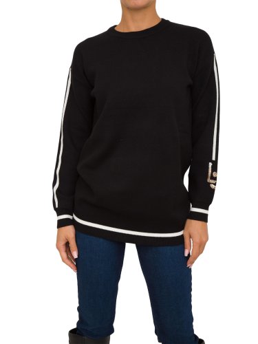 Женский свитер LIU JO MAGLIA CHIUSA M/L NERO