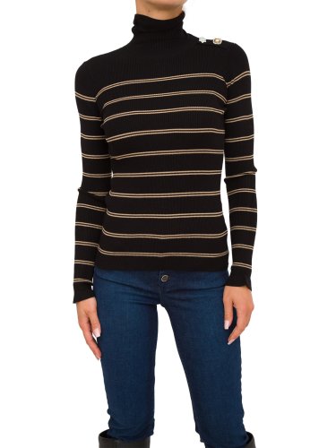 Женский свитер LIU JO ECS MAGLIA CHIUSA M/L DOLCEVIT NERO