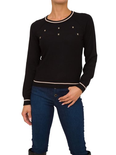 Женский свитер LIU JO ECS MAGLIA CHIUSA M/L NERO