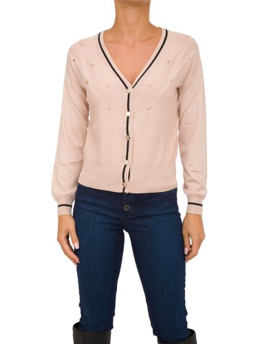 Жіночий кардиган LIU JO ECS MAGLIA APERTA M/L ROSA