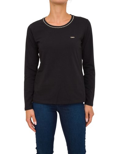 Жіноча футболка LIU JO ECS T-SHIRT  M/L NERO