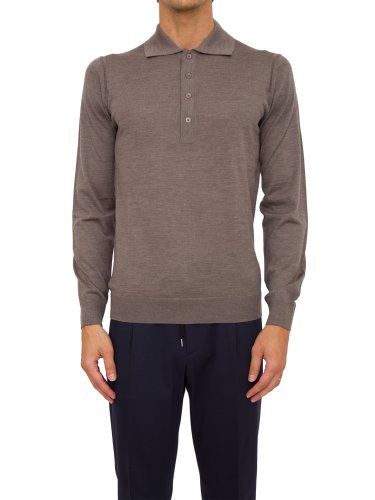 Чоловіче поло PAOLO PECORA Maglia A Polo GRIGIO