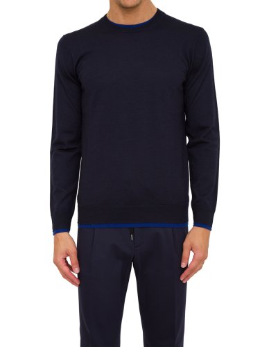 Чоловічий светр PAOLO PECORA Maglia Girocollo BLU