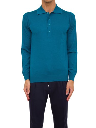 Мужское поло PAOLO PECORA Maglia A Polo ACQUAMARINA
