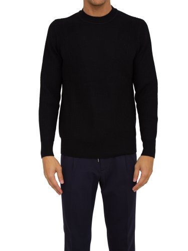Чоловічий светр PAOLO PECORA Maglia Girocollo NERO