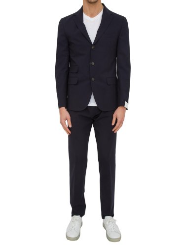 Чоловічий класичний костюм ELEVENTY SINGLE BREASTED SUIT PENCES PANTS BLU