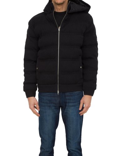 Мужская куртка BOSS Knitwear NERO