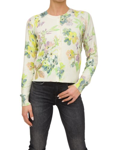 Женский кардиган TWIN-SET CARDIGAN A MAGLIA STAMPATO FANTASIA