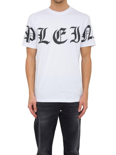 Чоловіча футболка PHILIPP PLEIN T-SHIRT ROUND NECK SS BIANCO