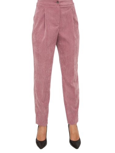 Жіночі повсякденні штани NENETTE PANTALONE REGULAR VELLUTO ROCCIATORE ROSA
