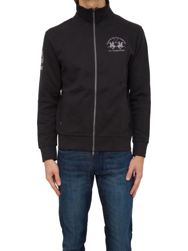 Мужская толстовка LA MARTINA MAN FLEECE BRUSHED FLEECE NERO