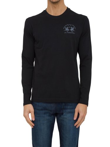 Чоловічий светр LA MARTINA MAN T-SHIRT JERSEY NERO
