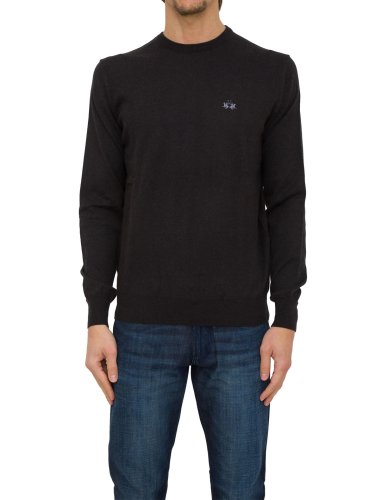 Чоловічий светр LA MARTINA MAN TRICOT CREW NECK NERO
